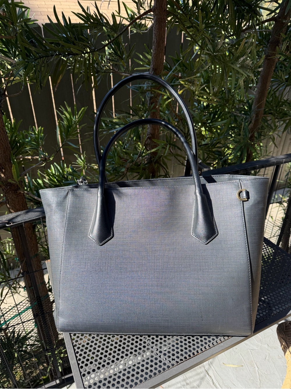 Dagne Dover Signature Legend Tote Black Large Work Laptop Bag